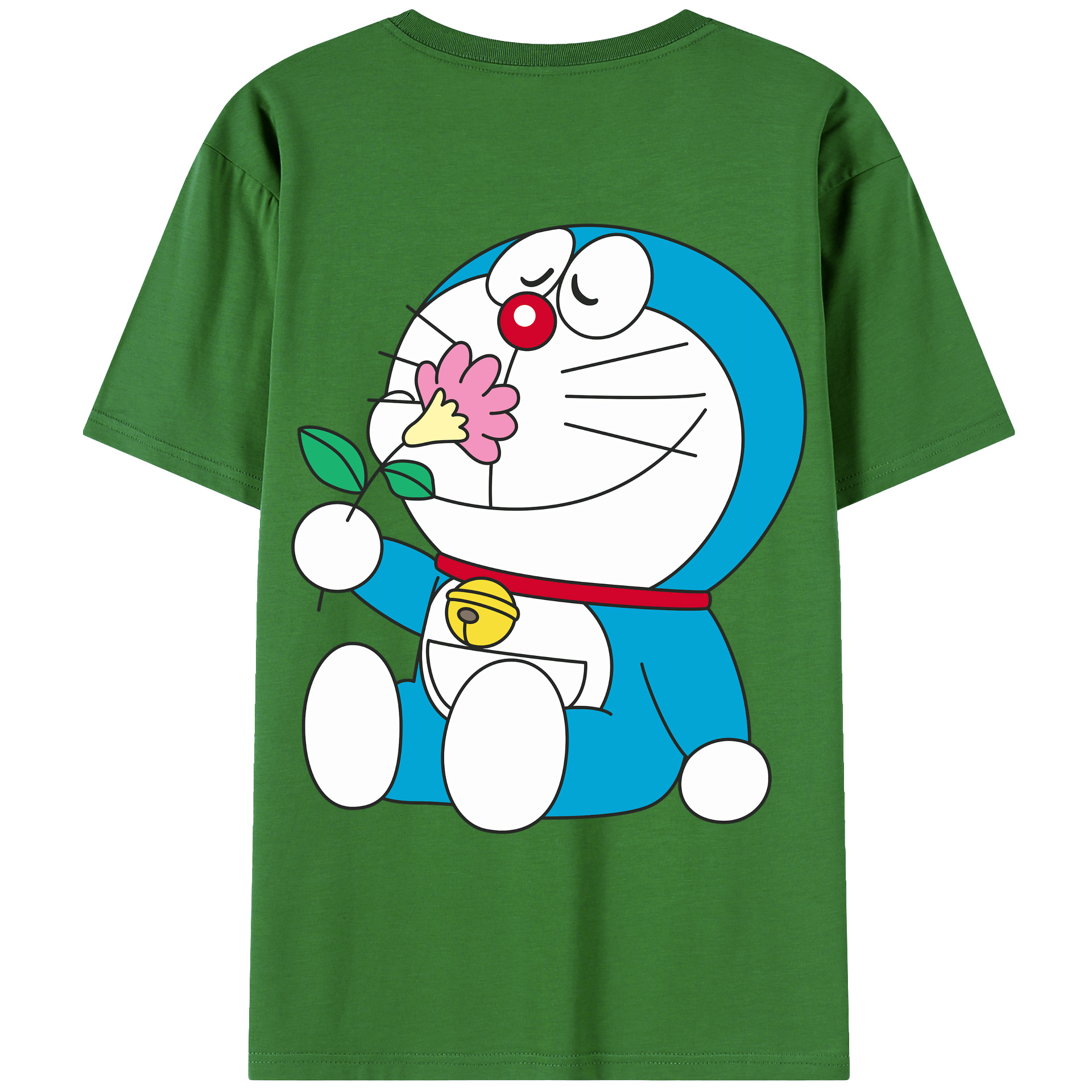 （画像用） ドラえもん Doraemon レディース半袖Tシャツ(バックプリント)